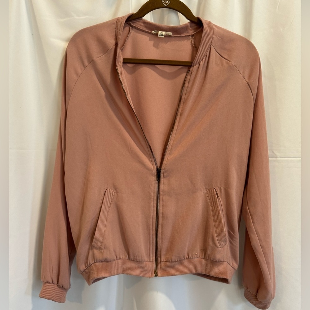 About a Girl Light Pink Jacket sz ( M)‎